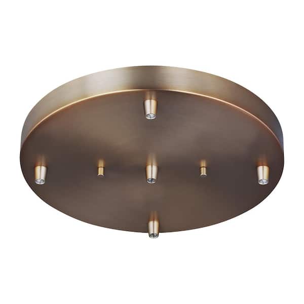 Towner 5-Light Satin Brass Pendant Canopy