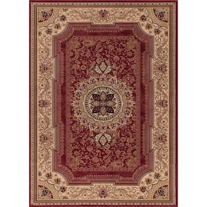 Ankara Chateau Red 7 ft. x 10 ft. Area Rug