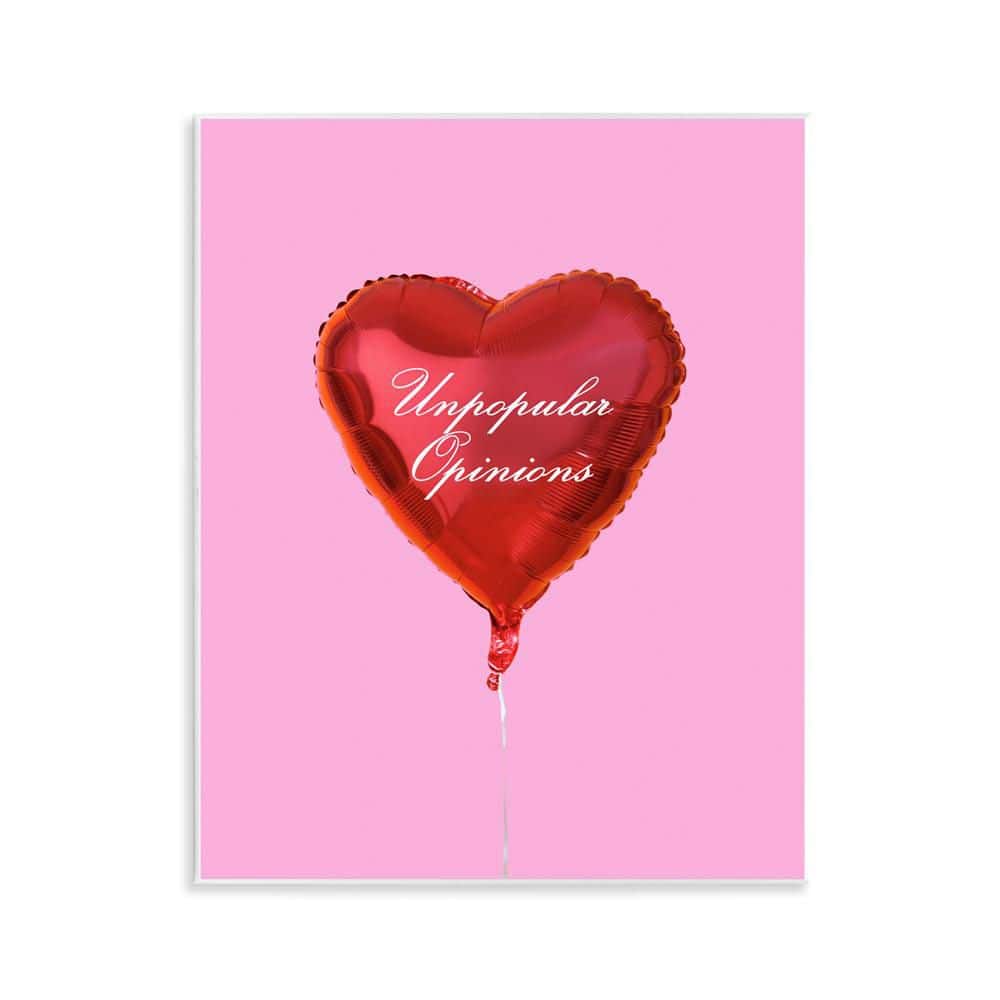 Unpopular Opinions Balloon by House of Lulu Unframed Typography Graphic Art Print 14 in. x 11 in. price history on PriceWatchPro