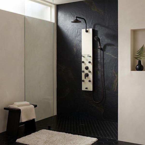 PULSE Showerspas Barcelona 59 in. 6-Jet Shower Panel System with