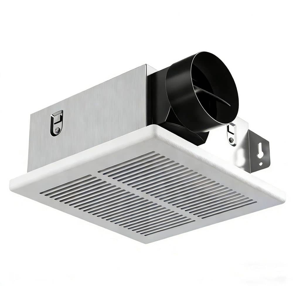 ＊yuma＊　0808 Wudkey 1-Piece Bathroom Accessory Set in White, Bathroom Exhaust