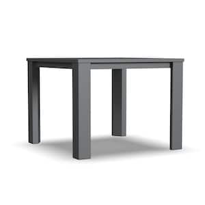 Grayton Outdoor Aluminum Square Gray Dining Table