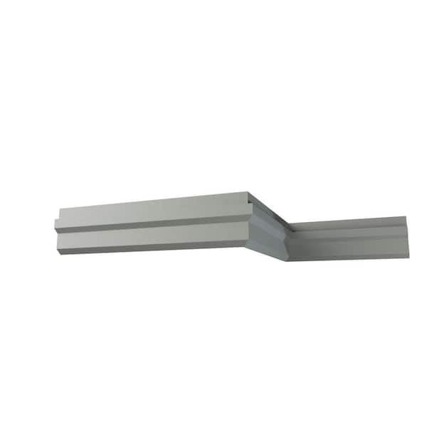 Ekena Millwork Andrew 2.375 in. D x 0.75 in. W x 12 in. L Polyurethane Crown Moulding Sample