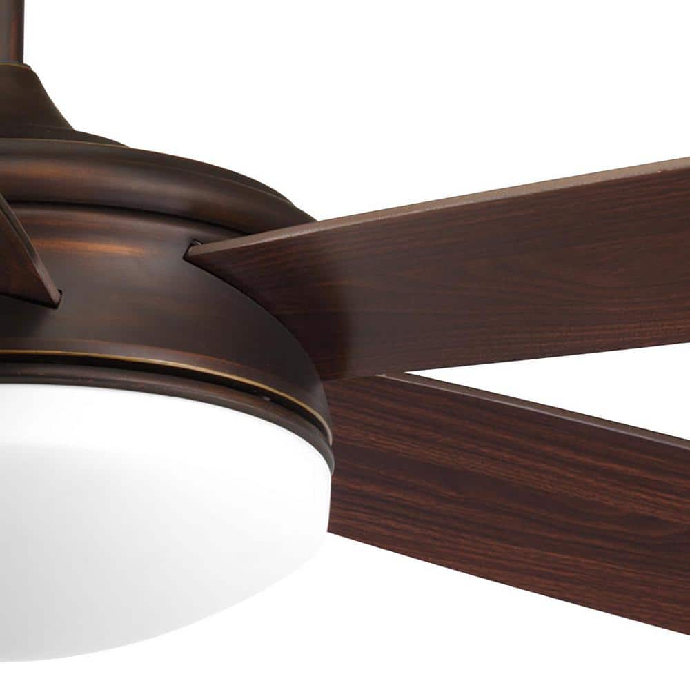 Fresno 60" Antique Bronze Ceiling Fan with LED Light and Remote