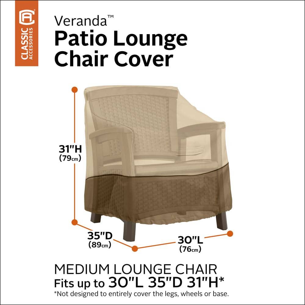 Condition photo showing New/Like New for veranda patio lounge chair cover