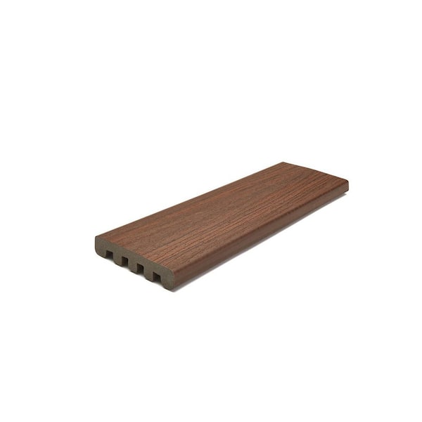 Enhance Naturals 1 in. x 6 in. x 8 ft. Cinnamon Cove Square Edge Composite Deck Board