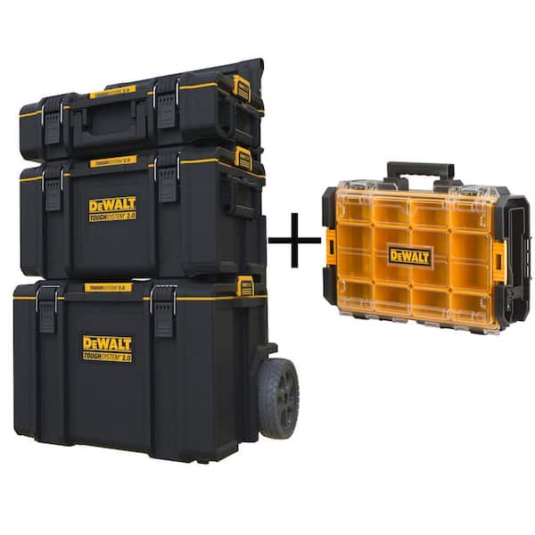 DEWALT Tough System 22 in Rolling Toolbox Mobile Storage Organizer Tool Box 