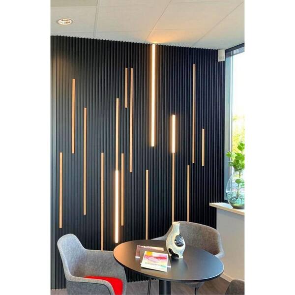 Ejoy 94.5 in. x 8.6 in. x 1 in. PVC Vinyl Indoor 4 Grid