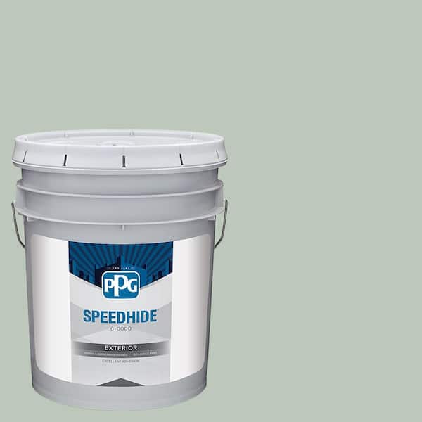 SPEEDHIDE 5 gal. PPG10-30 Niagara Mist Semi-Gloss Exterior Paint
