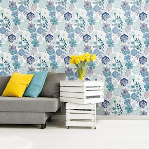 Perennial Blooms Peel and Stick Wallpaper (Covers 28.18 sq. ft.)