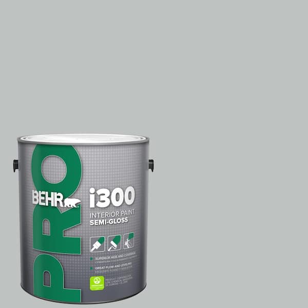 BEHR PRO 1 gal. #PPU26-18 Silver Mine Semi-Gloss Interior Paint