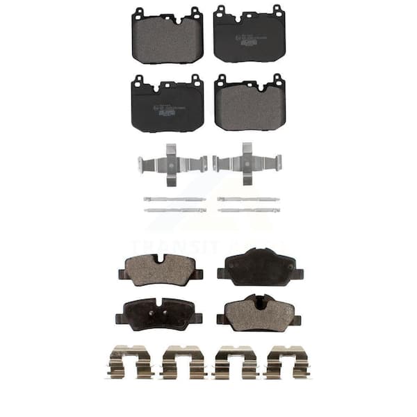 TEC Front Rear Ceramic Brake Pads Kit For 2015 Mini Cooper S/John Works with 2.0L KTC-100715