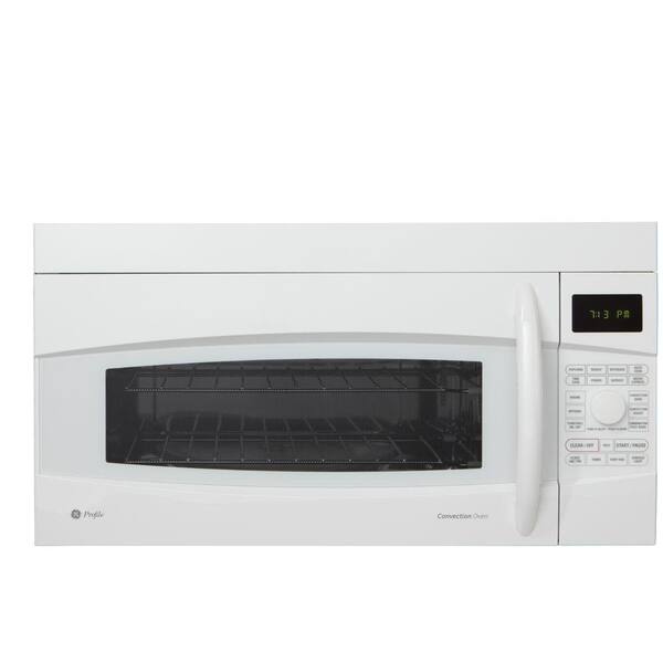 GE Profile 1.7 cu. ft. Over-the-Range Convection Microwave in White-DISCONTINUED