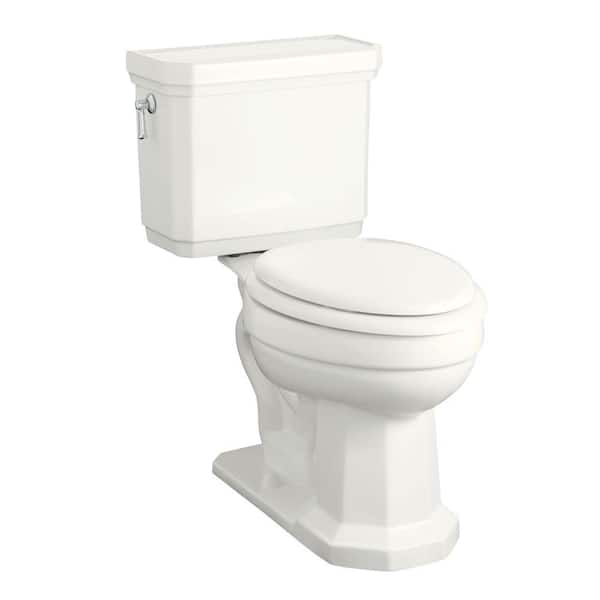 KOHLER Kathryn 2-Piece 1.6 GPF Elongated Toilet in White-DISCONTINUED