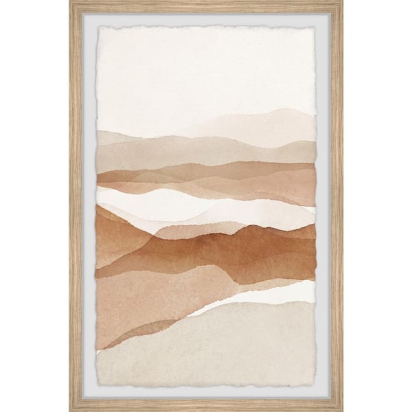 Unbranded "The Glowing River" by Marmont Hill Framed Abstract Art Print 24 in. x 16 in.