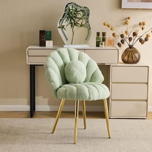 green velvet dressing table chair Spring Dark Green Velvet Swivel Chair main image 1