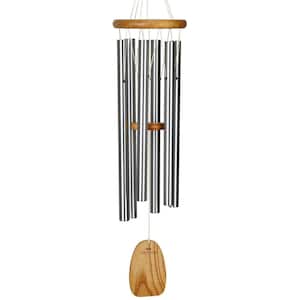 Signature Collection, Blowin' in the Wind Chime, 34 in. Silver Wind Chime BWC