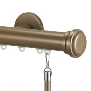 Tekno 25 Decorative 48 in. Traverse Rod with Empire Finial in Champagne