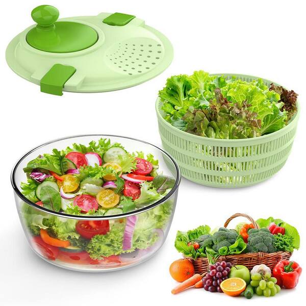 Wudkey 4.4 qt. Salad Spinner Lettuce Spinner Fruit Vegetable