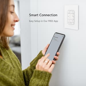 Locus Smart Wi-Fi Ceiling Fan Wall Switch (1-Gang), Works with Alexa, Google Home and Siri Shortcut