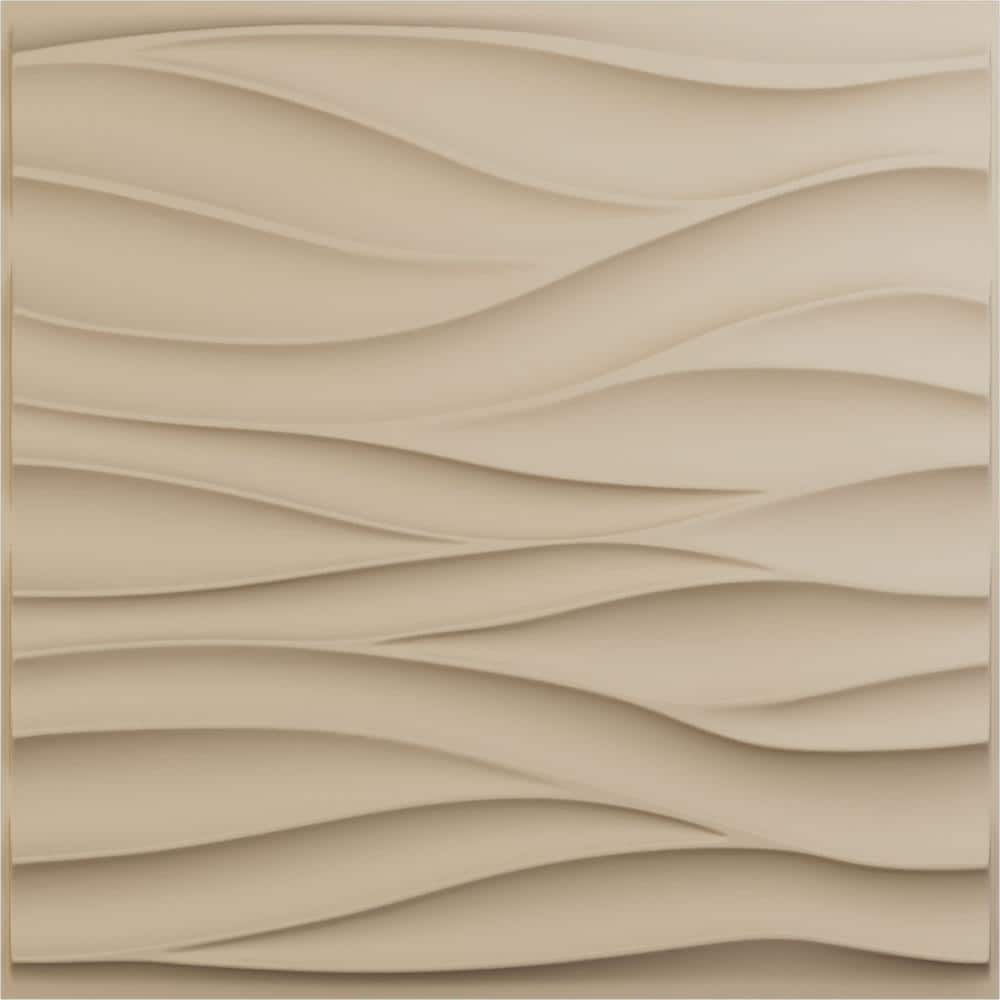 Ekena Millwork 19-5/8-in W x 19-5/8-in H Ripple EnduraWall Decorative ...