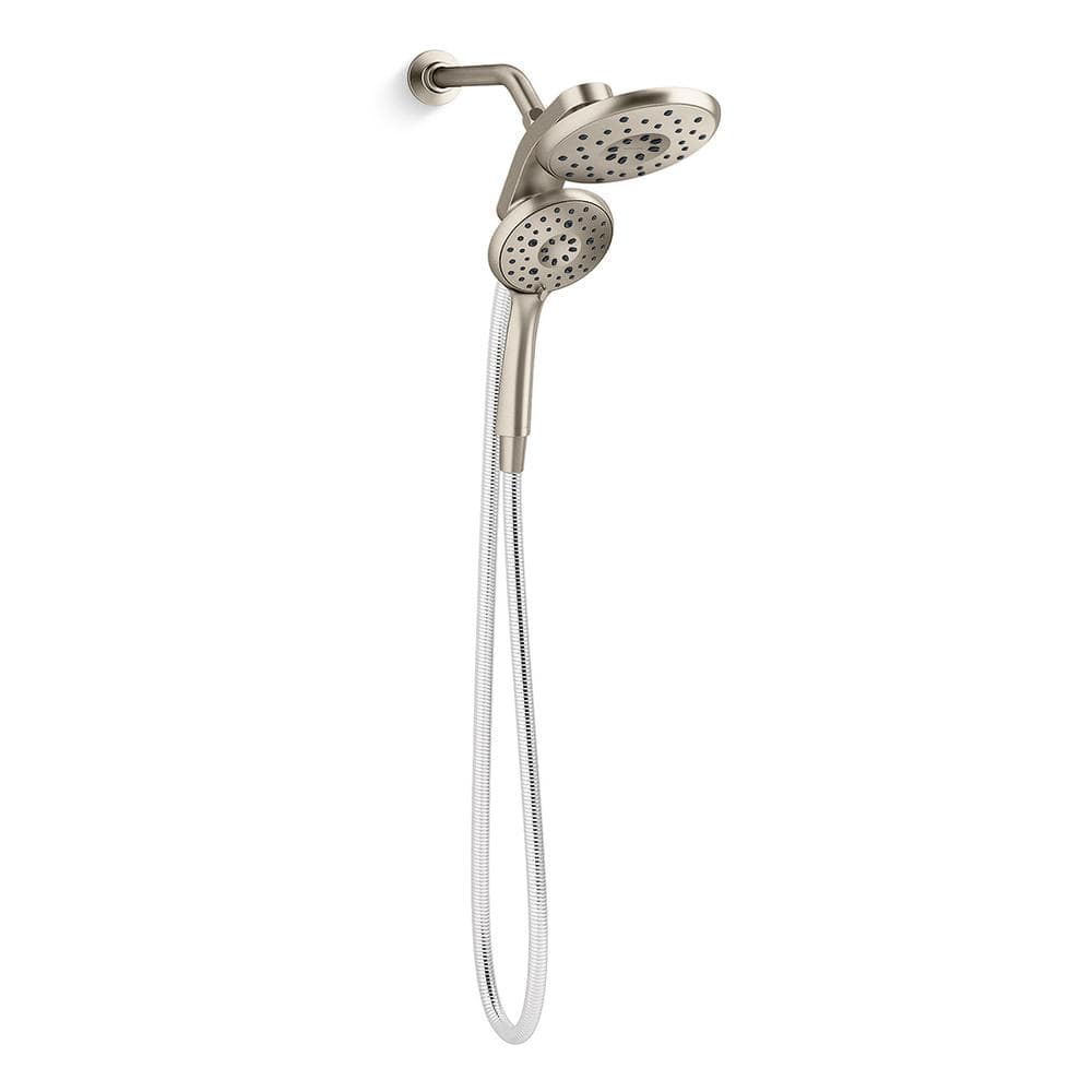 Micro bubble shower head in brushed nickel - ReliqPet