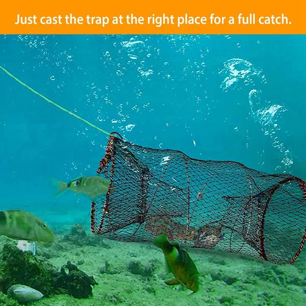 Eel Trap Lobster Reusable Fish Net Traps Crab Catching Fishing