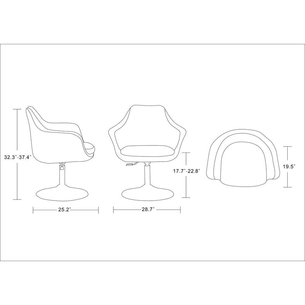 Kinsey Red Wool Blend Low-Profile Swivel Accent Chair