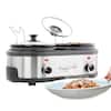 West Bend 6 qt. Red Non-Stick Versatility Slow Cooker with 5-Temperature  Settings Includes Travel Lid and Thermal Tote 87906R - The Home Depot