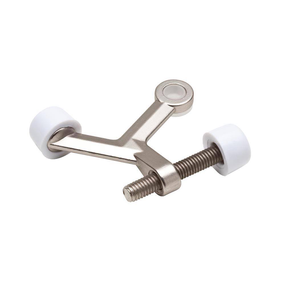 (5-Pack) Satin Nickel Light Duty Hinge Pin Door Stop