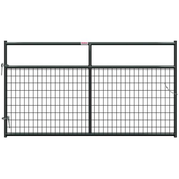 Behlen Country 8 ft. x 15/in. x 50 in. H Gray Powder Coat Wire Filled