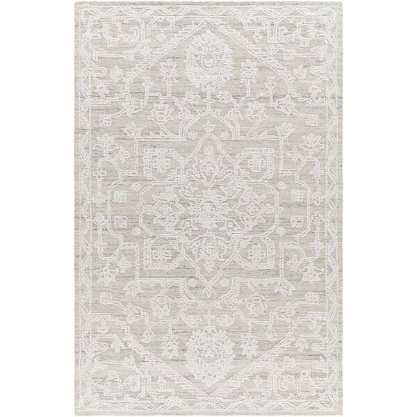 Piazza PZZ-2304 2 ft. x 3 ft. White Handmade Area Rug