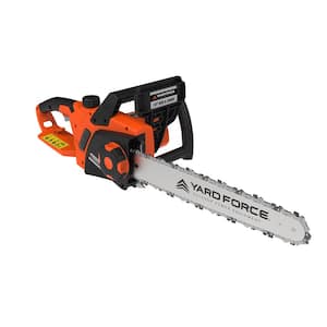 16 in. 15 Amp High-Performance Electric Chainsaw with Auto Chain Tensioner with Bonus PPE Kit
