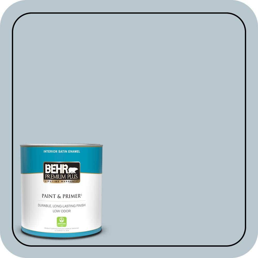 1 qt. #560E-3 Silver Strand Satin Enamel Low Odor Interior Paint & Primer price history on PriceWatchPro