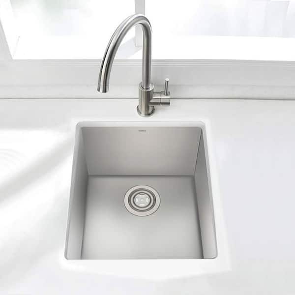 Lycvki 14 in. x 18 in. Undermount Stainless Steel Kitchen