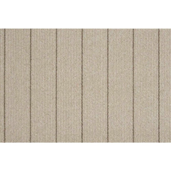Forsooth Prairie Beige 12 ft. 32 oz. Wool Pattern Carpet - Installation Required
