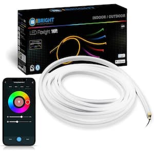 Smart Outdoor/Indoor 16 ft. Plug-in Color Changing Light LED Rope Light (Works with Alexa and Google Assistant)