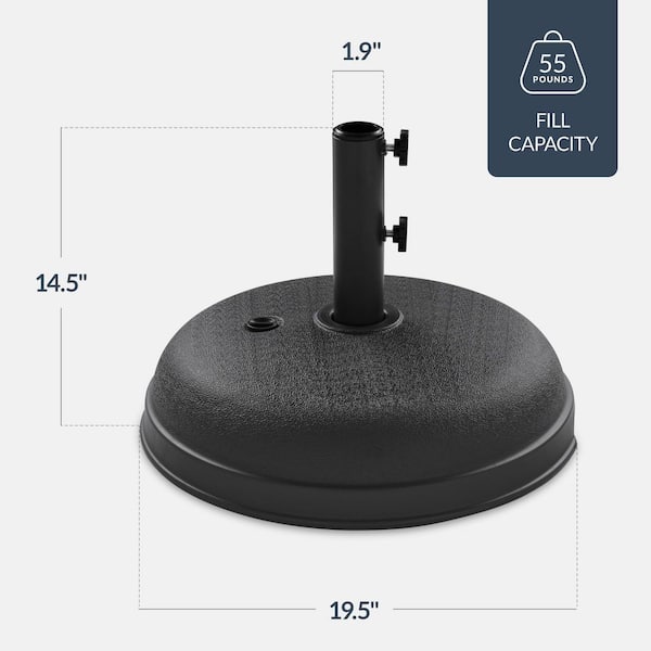 best choice products plastic fillable patio umbrella base stand Stand, Round Faux Wicker Umbrella Base Stand, Pole Holder for Outdoor, Lawn w/ 55lbs Weight Capacity, 2 Adjustment Knobs : Patio, Lawn Make an addition to your yard like no other Best Choice Products Fillable Plastic