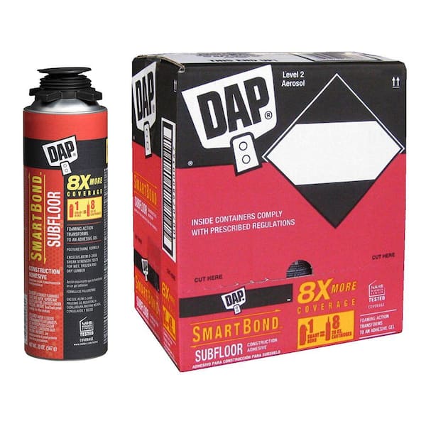 DAP SmartBond 20 oz. Subfloor Gun-Grade Gel Foam Construction Adhesive (6-Pack)