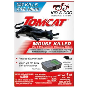 Tomcat Mouse Killer Child Resistant, Disposable Station