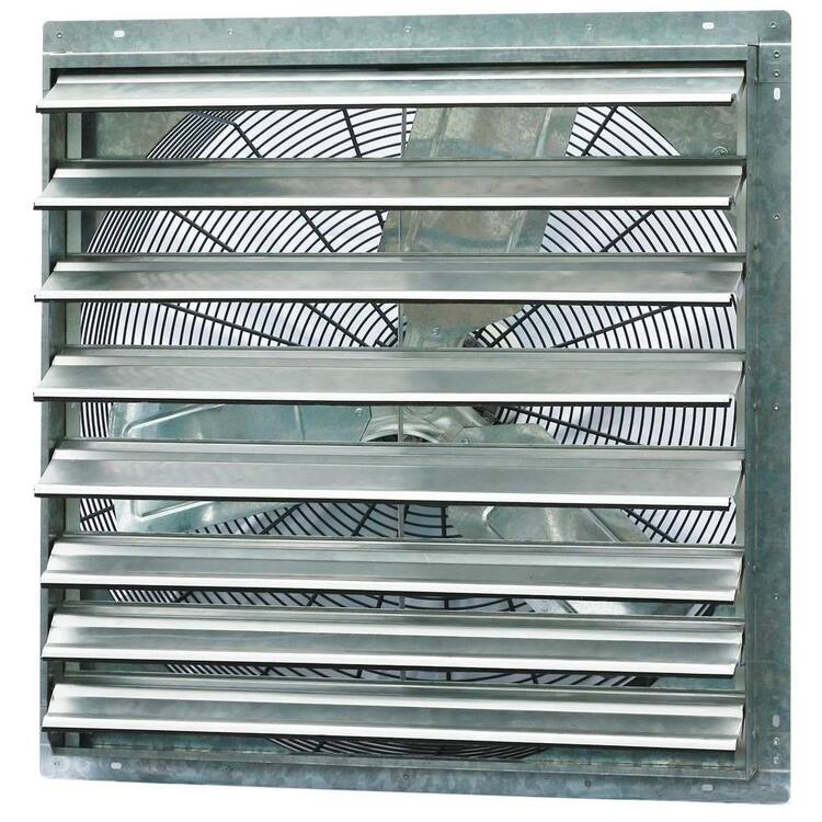 iLiving 30" Single Speed Shutter Wall Mountable Indoor Commercial Exhaust Fan