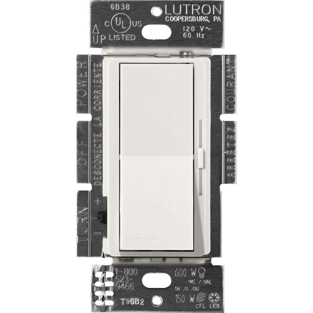 Gray Diva Dimmer Switch for 0-10V LED/Fluorescent Fixtures, Single-Pole or 3-Way, No Power Pack Required, Lunar Gray price history on PriceWatchPro