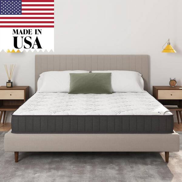 Infinity 9 in. King Made in USA Firm Hybrid Mattress Cool Airflow with Edge to Edge Pocket Coil, Bed in A Box, Ottopedic