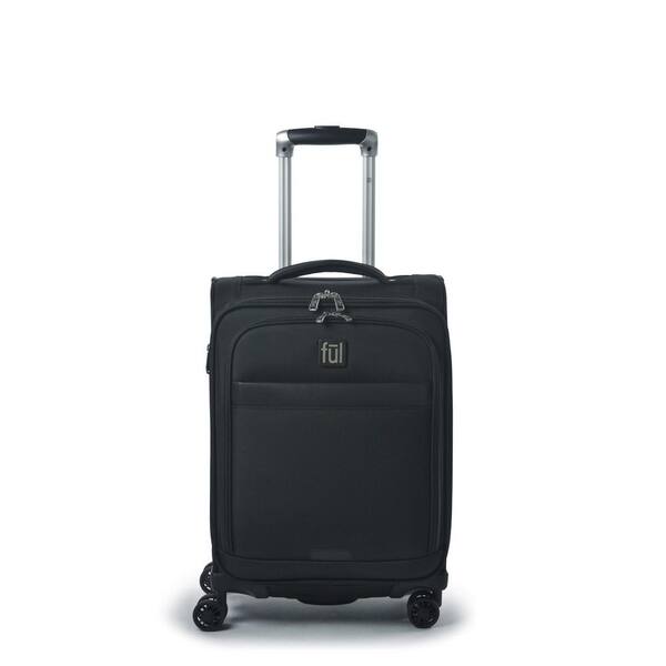 Ful Escape 21 in. Black Soft Sided Business Carry-On Luggage