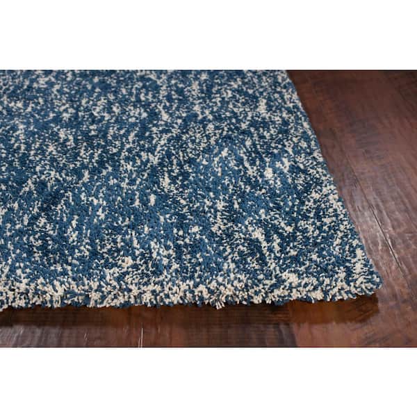 Bethany Indigo/Ivory Heather 8 ft. x 8 ft. Round Area Rug