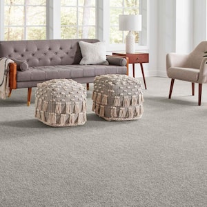 Phenomenal I  - Silverado - Gray 48.3 oz. Triexta Texture Installed Carpet