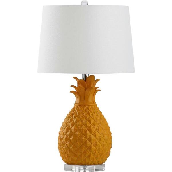 yellow pineapple table lamp