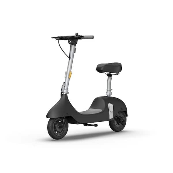 Electric Scooter with Foldable Seat w/ 35-Miles Operating Range and 15.5 mph Max Speed-Black