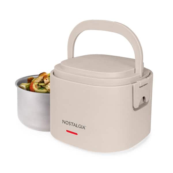 Oatmeal 20 oz. Portable Heated Lunch Box