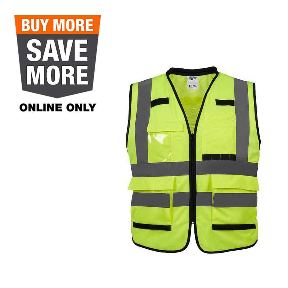 Milwaukee Performance 4X-Large/5X-Large Yellow Class-2-High